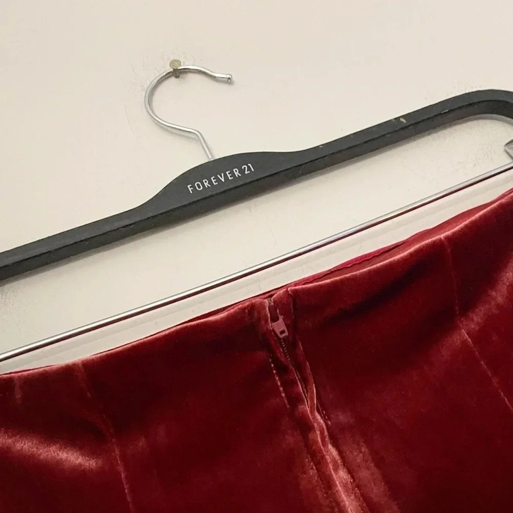 New Revelry velvet strapless crop top small holiday party Valentine’s day - Picture 6 of 6